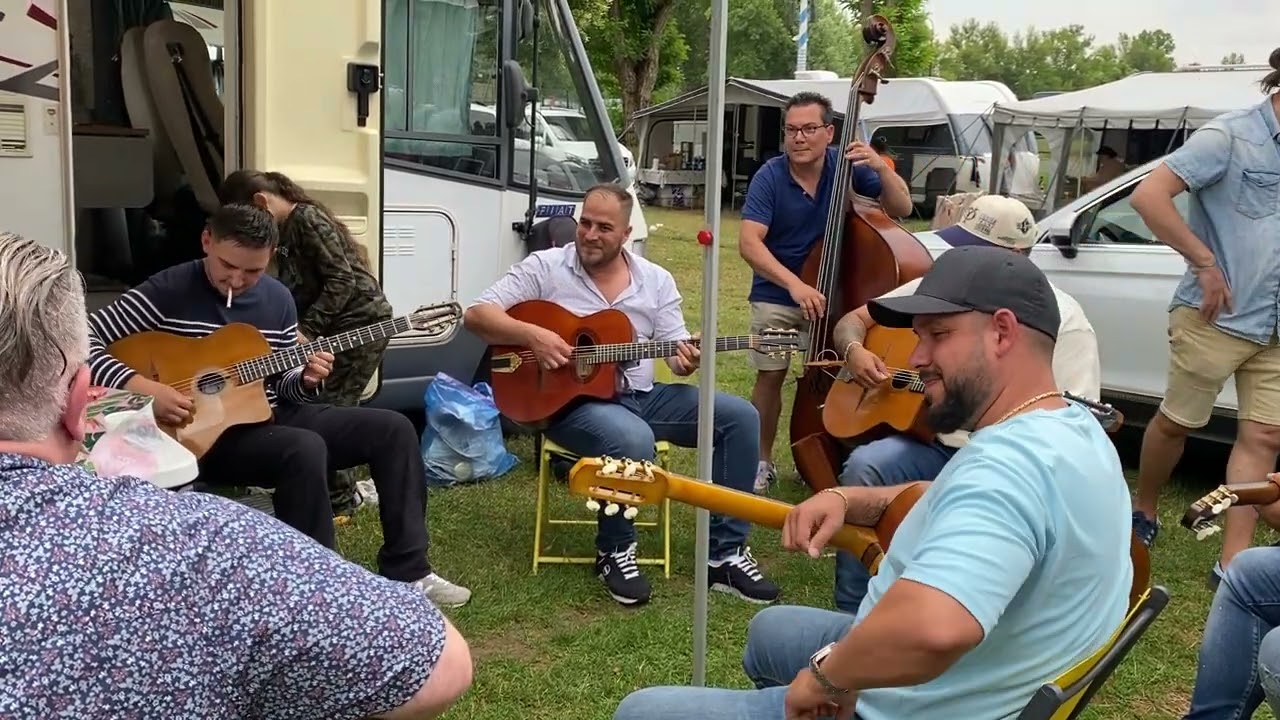 Jam Session at Benji Winterstein (1) Samoreau 2023 Django's Tiger (Real Gypsy Swing!!)