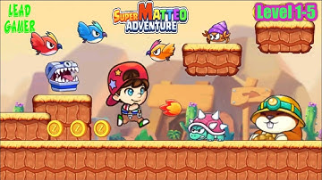 Super Matteo Adventure Level 1-5  #games #gaming #gameplay