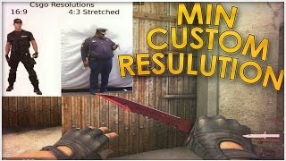 Best CS:GO Resolution !!! Most HD Res for 16:10, and 4:3 Resolutions, Black Bars and Stretched !!!