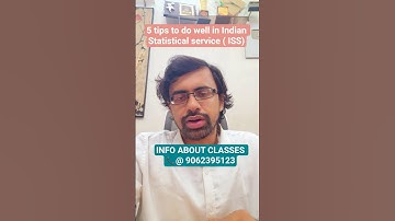 5 tips om succesvol te zijn bij de Indian Statistical Service (ISS) | Slimme voorbereidingsgids #...