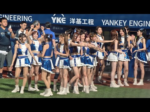 《⚾️富邦Angels還沒上場就忍不住跳起來💙舞蹈動作刻在心裡💙》  #注意小南有梗在影片中 #啦啦隊 #4k 