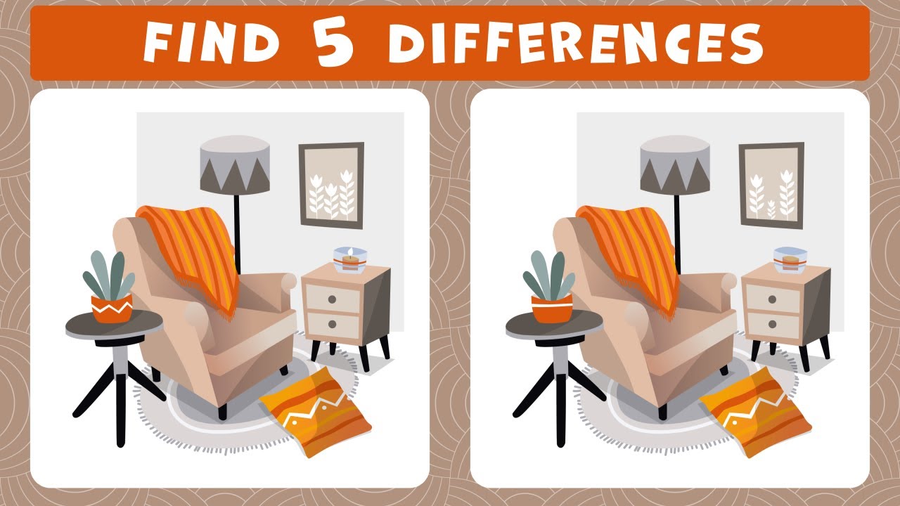 【Find the Difference】- Can you spot all the differences? - 🖼️ Interior ...