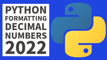 Formatting Decimal Numbers - Python For Beginners 2022