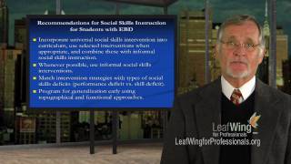 EBD For Educators Recommendations for Social Skills fur Students with EBD-YouTube sharing.mov