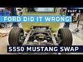 Tesla Motor Swapped Ford F100: Mustang Suspension Pt.1