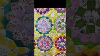 Mandolin Quilt Is Pieced - English Paper Piecing Quilt Epp