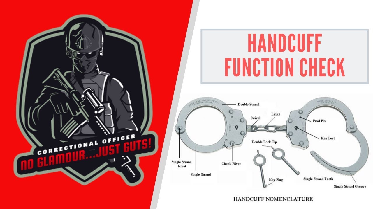 Correctional Officer Basic Training Handcuff Maintenance YouTube