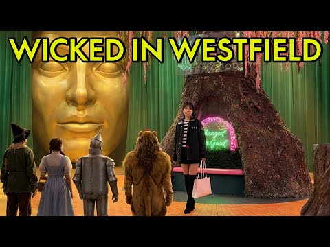 I found the WICKED movie set in Westfield London! 🧙♀️✨