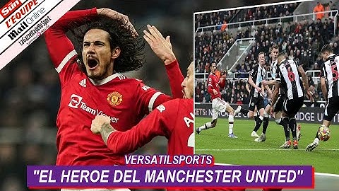 ASI REACCIONA PRENSA INGLESA a GOL de CAVANI NEWCASTLE vs MANCHESTER UNITED