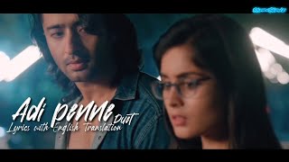 Adi Penne duet | Yeh Rishtey Hain Pyaar Ke | Stephen Zechariah - Srinisha | Lyrics With English sub