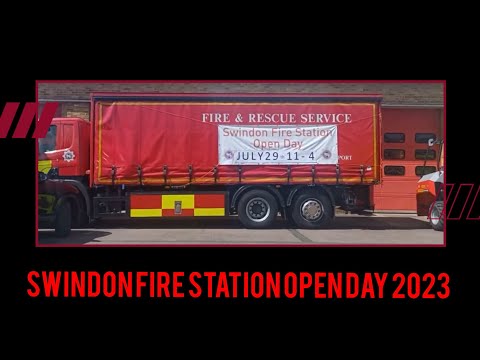 Swindon Fire Station Open Day 2023 | Emergency Services Event Vlog UK