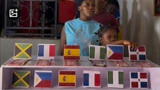 MATCH THE COUNTRY FLAGS/ DOMINICAN REP🇩🇴 FRANCE🇫🇷 JAMAICA🇯🇲 NIGERIA🇳🇬PHILIPPINES🇵🇭 SPAIN🇪🇸