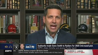 Adam Schefter full details Seahawks trade Geno Smith to Raiders for 2025 3rd-round pick
