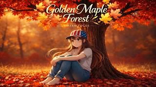 Golden Maple Forest Ambience 🍁 Relaxing Autumn Piano for Deep Sleep, Study & Stress Relief (1 Hour) screenshot 1