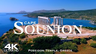 CAPE SOUNION 🇬🇷 Σούνιο Drone Aerial 4K | Ελλάδα Aκρωτήριο Σούνιο Sounio Greece