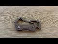 O Light -O Tool-Titanium Carabiner-Keychain Multi-tool