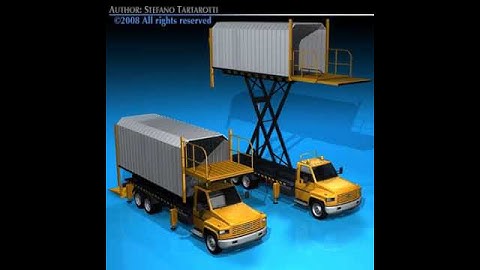 Airport loading vehicle 3D model from CGTrader.com