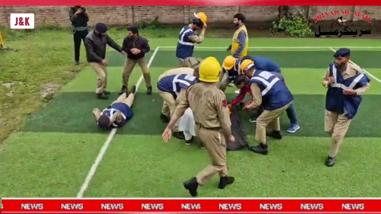 Kupwara: Civil Defence Mock Drill Conducted at Tehsil Lalpora in Lolab (Report: Tareeq Lone)