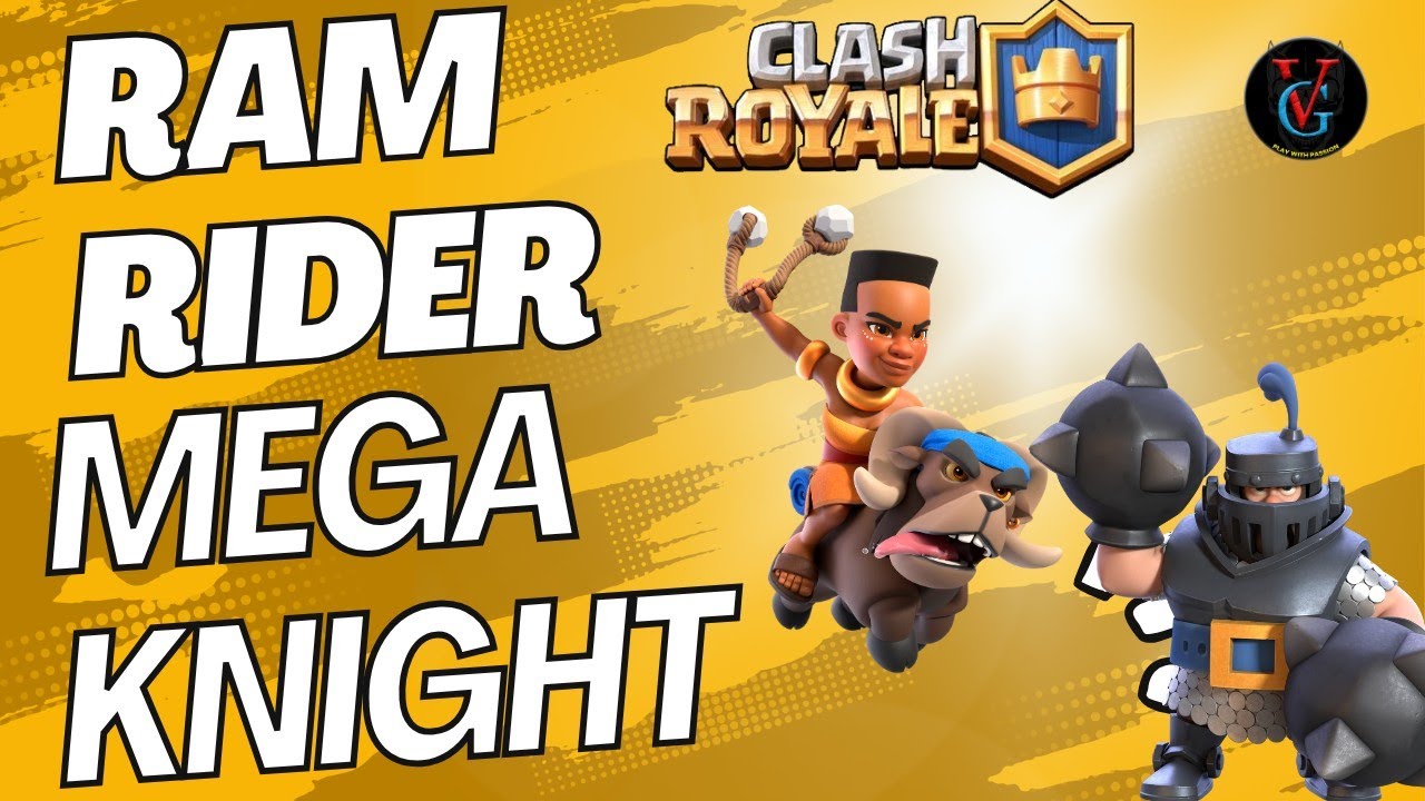 Mega Knight Ram Rider Ram Rider with Mega Knight #clashroyale #games#gaming#gaemplay - YouTube