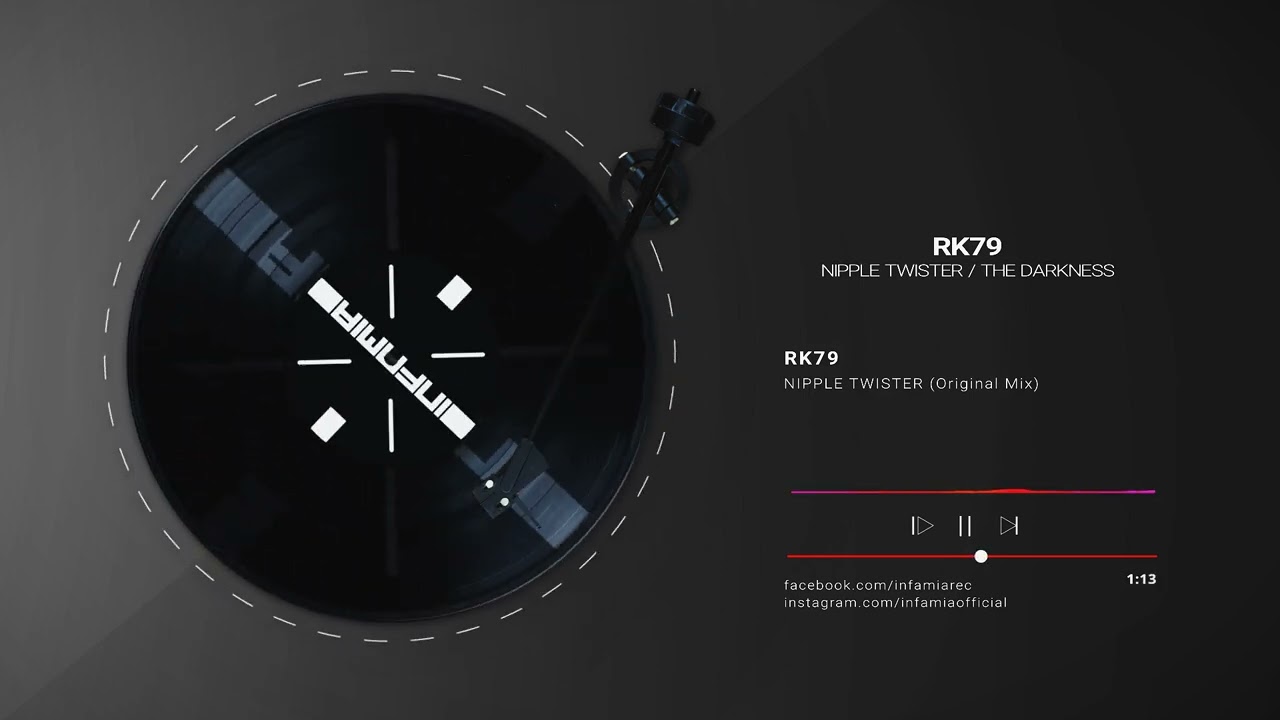INF083 -  RK79  "Nipple Twister" (Original Mix) (Preview) (Infamia Records) [Hard Techno]