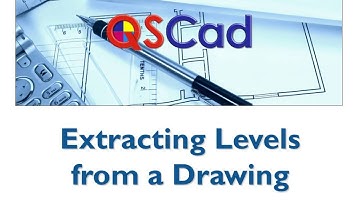 Masterbill QSCad -  How To Extract Levels