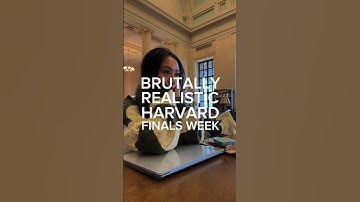 *BRUTALLY REALISTIC* Harvard Finals Week Vlog