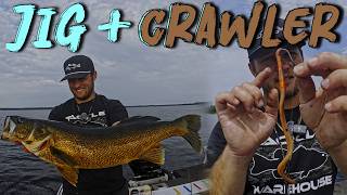 The Ultimate Jig + Crawler Breakdown for TROPHY Walleye