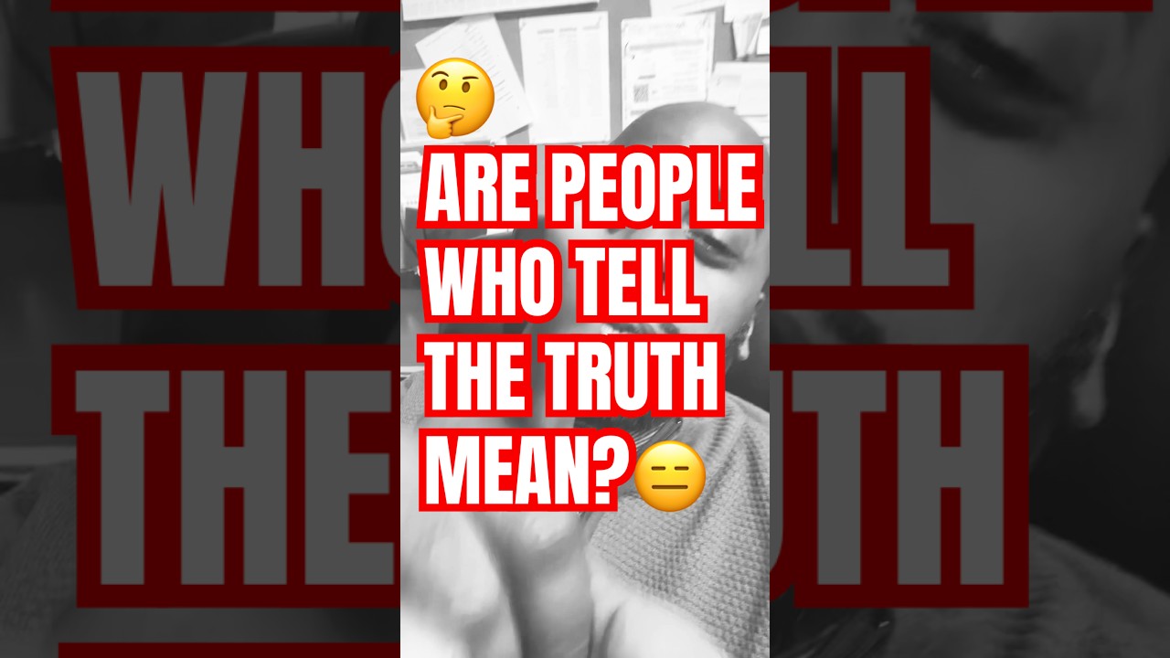 Mira ARE PEOPLE WHO TELL THE TRUTH MEAN?? #Mindset #Motivation #MotivationalSpeech en YouTube Mira ARE PEOPLE WHO TELL THE TRUTH MEAN?? #Mindset #Motivation #MotivationalSpeech en YouTube