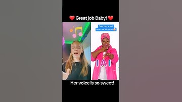 Thumbnail of Amazing young girl DUETS Vocal Exercise w/Vocal Coach