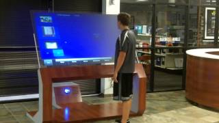 DoubleTake Creates Custom 85 in. Glass Touch and Kinect Screen at UT Tyler