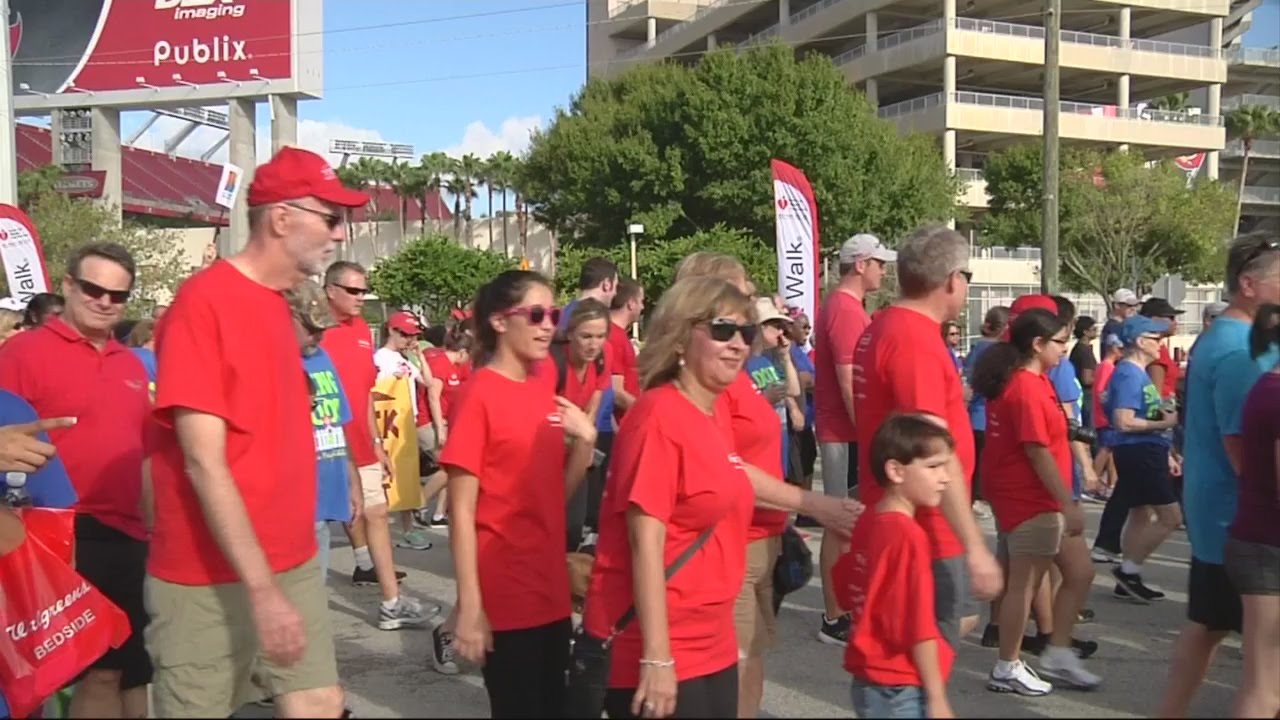 Tampa Bay Heart Walk sets records YouTube
