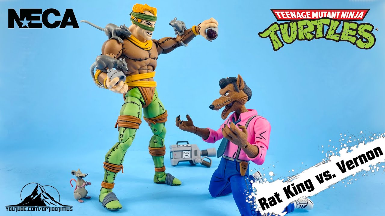 Teenage Mutant Ninja Turtles Rat King Figure Preview by NECA - The