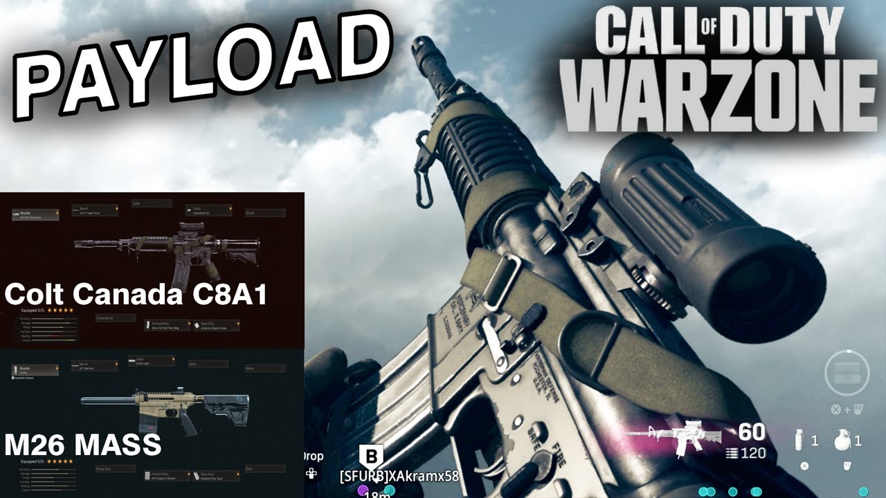 Colt Canada C8A1 (XM4) & M26 MASS (VLK Rogue) Gameplay | Warzone Payload (PS5) - YouTube