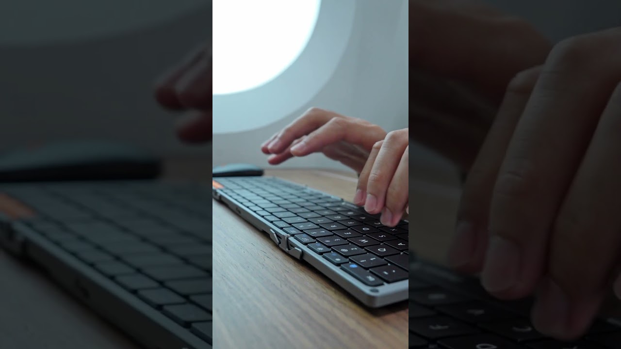 ProtoArc XKM01 Foldable Keyboard and Mouse Combo: Your Ultimate Travel Setup!