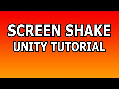 Screen Shake - Easy Unity Tutorial