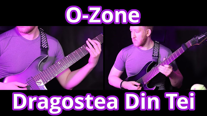 O-Zone — Dragostea Din Tei (8-string guitar metal cover)