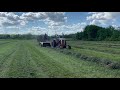 Baling hay