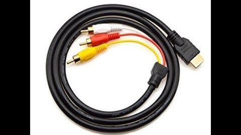 HDMI to RCA cable