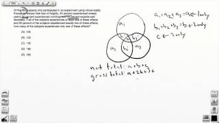 GMAT Official Guide Three-Part Venn Diagram or Overlapping Sets Net Worth