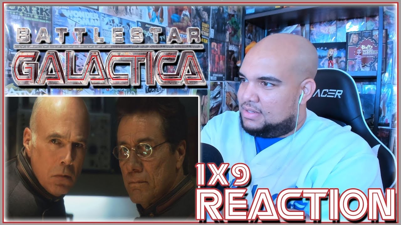 Battlestar Galactica Reaction Season 1 Episode 9 "Tigh Me Up, Tigh Me Down" 1x9 REACTION!!!