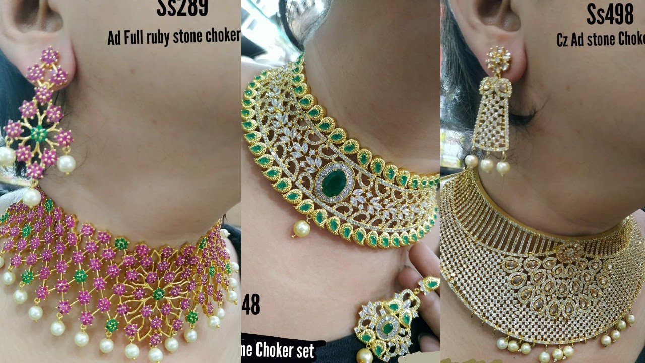 One Gram Gold Choker Necklace Online with price || Latest Choker design