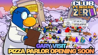 Gary Visit Pizza Parlor Opening Soon Tease Club Penguin Zero
