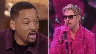 Will Smith REACTS to Ryan Gosling's 'I'm Just Ken' Oscars Performance