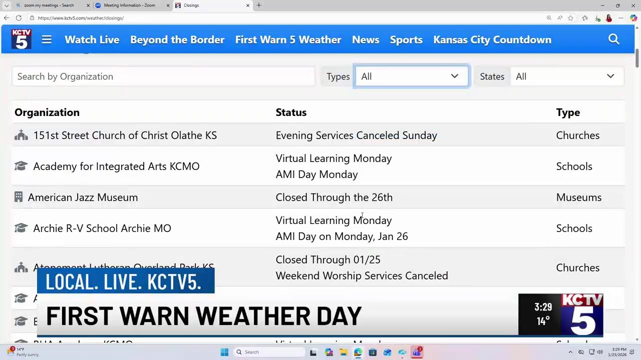 WATCH: First Warn 5 Weather Day - YouTube