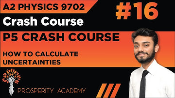 Calculating Uncertainties | Question 2 | P5 Crash Course | 9702 A2 Physics Urdu/Hindi