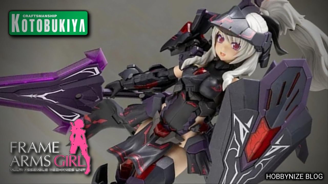 Frame Arms Girl Durga II Noire Ver by Kotobukiya - YouTube