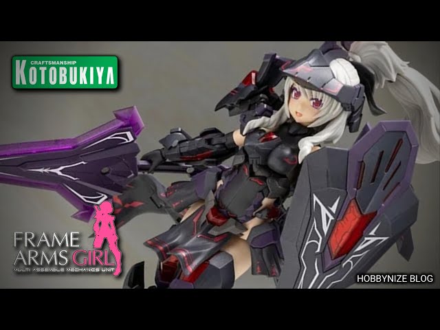 Frame Arms Girl Durga II Noire Ver by Kotobukiya - YouTube
