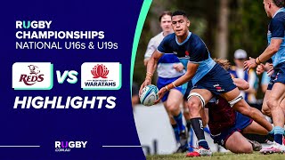 U16s Queensland Reds v NSW Waratahs Highlights | National Rugby Championship Round 1