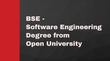 A/L S3 තියෙන අයට මුදල් ගෙවා Open University Software Engineering IT Degree එකක් BSE by OUSL