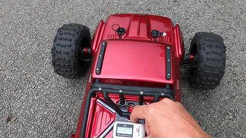 Arrma outcast 8S 23t speedrun (82 km/h) 50mph